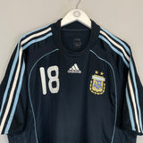 2008/10 ARGENTINA MESSI #18 AWAY SHIRT (XXL) ADIDAS