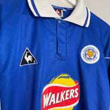 2000/01 LEICESTER CITY HOME SHIRT (L) LE COQ SPORTIF