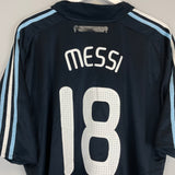 2008/10 ARGENTINA MESSI #18 AWAY SHIRT (XXL) ADIDAS