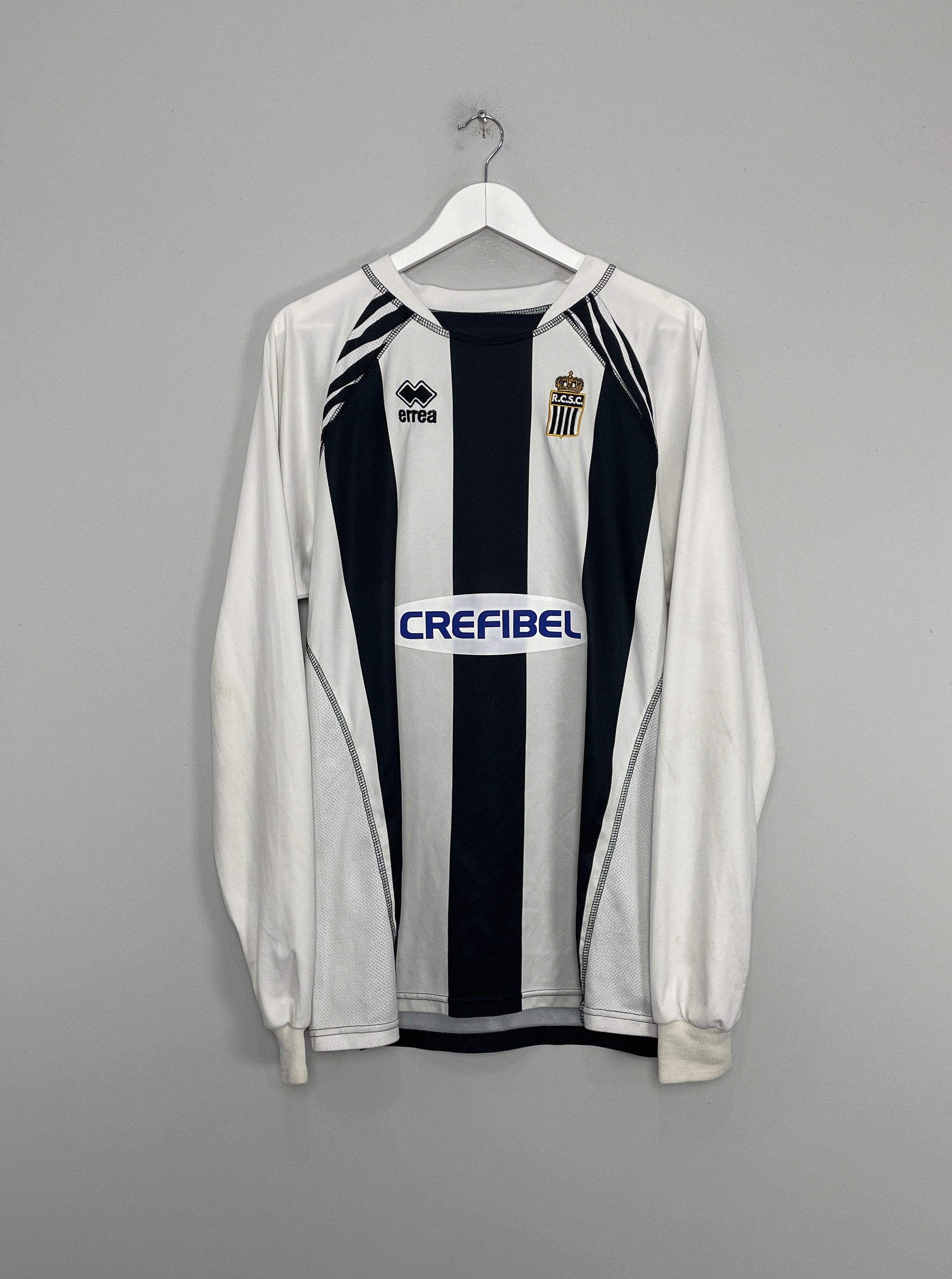 2006/07 SPORTING CHARLEROI #7 L/S HOME SHIRT (4XL) ERREA