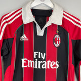 2012/13 AC MILAN IBRAHIMOVIC #11 L/S HOME SHIRT (S) ADIDAS