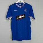 2009/10 RANGERS HOME SHIRT (M) UMBRO