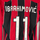 2012/13 AC MILAN IBRAHIMOVIC #11 L/S HOME SHIRT (S) ADIDAS