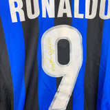 1998/99 INTER MILAN RONALDO #9 *BNWT* SIGNED HOME SHIRT (XL) NIKE