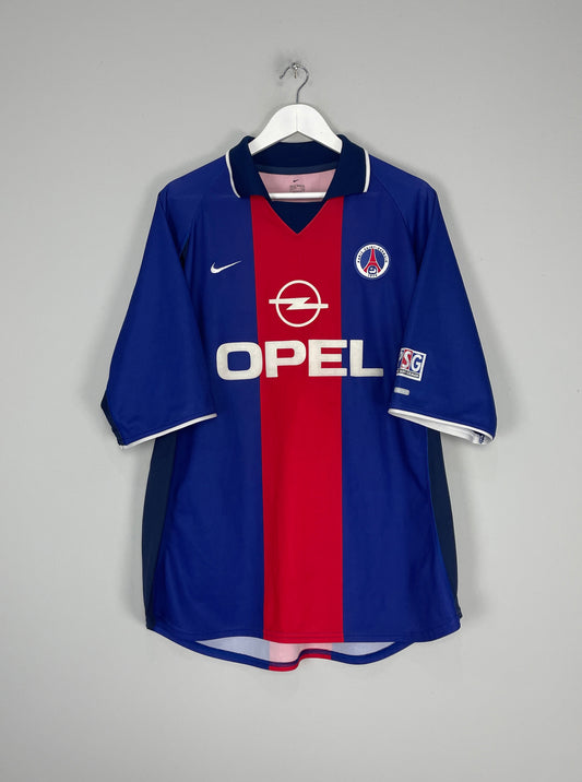 Ronaldinho 02 03 PSG Home Retro Football Jersey Little Ron Short