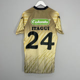 2009/10 CD ITAGUI #24 HOME SHIRT (L) DORADA