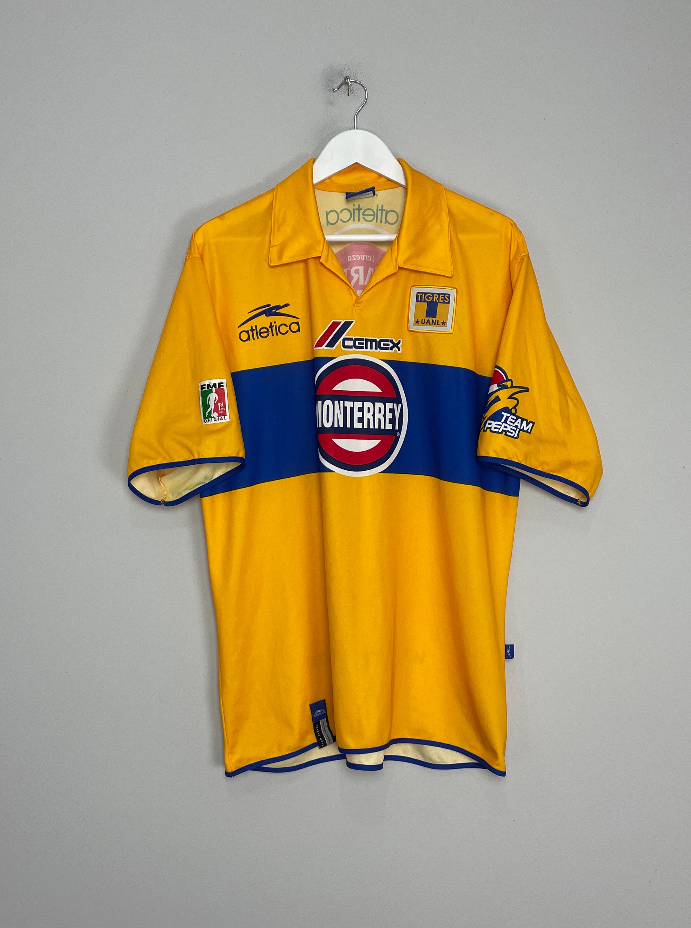 2003/04 TIGRES HOME SHIRT (XL) ATLETICA