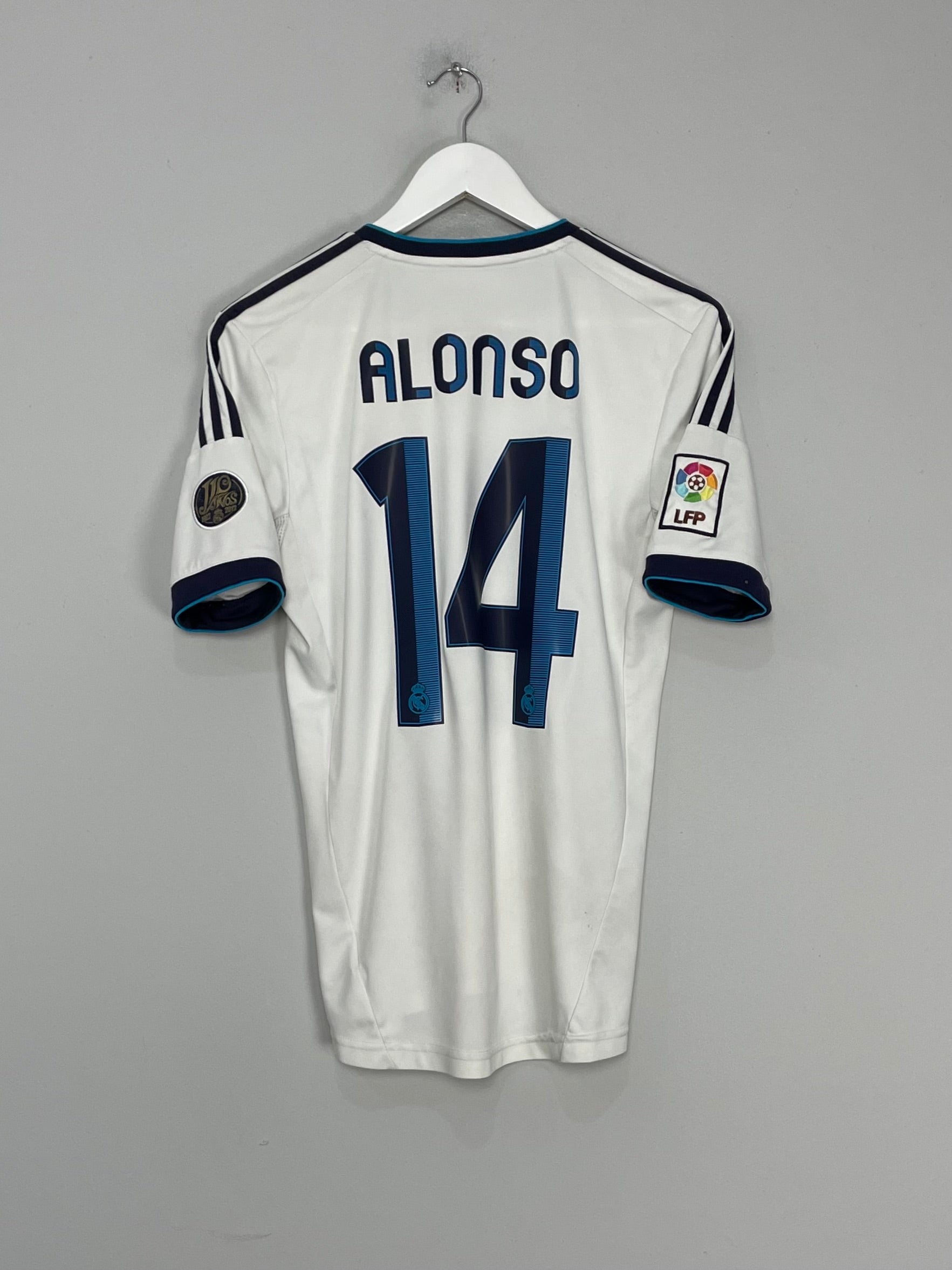 2012/13 REAL MADRID ALONSO #14 HOME SHIRT (S) ADIDAS