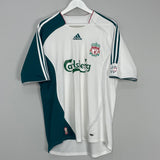 2006/07 LIVERPOOL GERRARD #8 AWAY SHIRT (L) ADIDAS