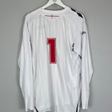 2007/09 ENGLAND #1 L/S HOME SHIRT (XL) UMBRO