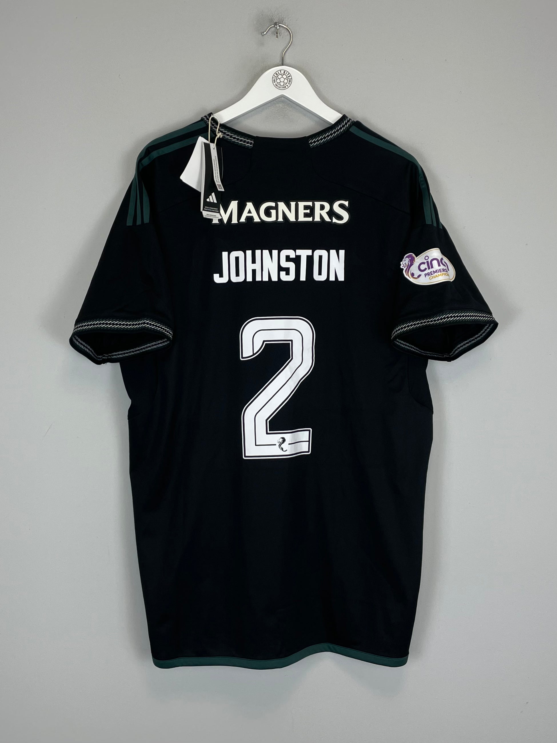 2023/24 CELTIC JOHNSTON #2 *BNWT* AWAY SHIRT (XXL) ADIDAS