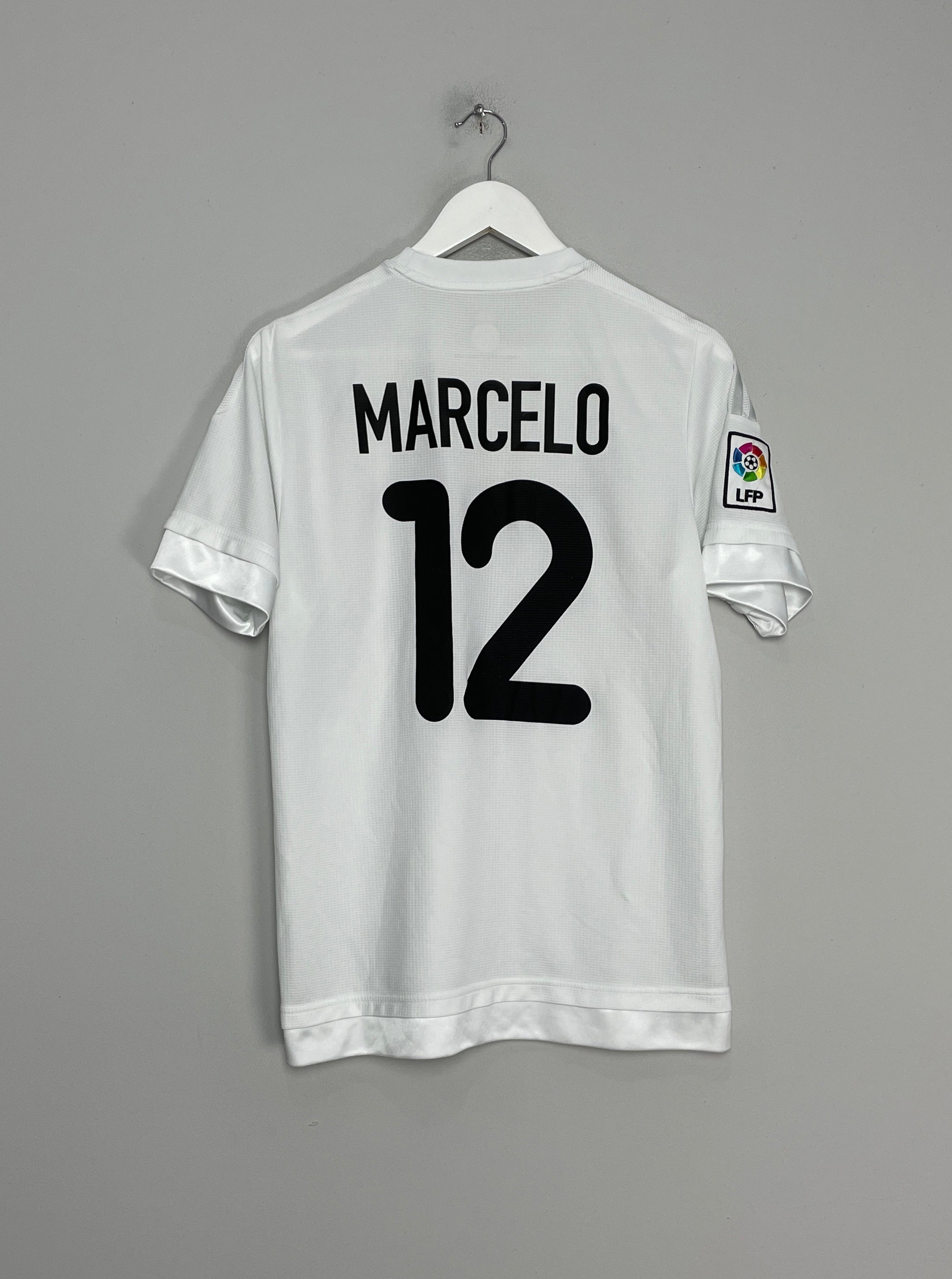 2015/16 REAL MADRID MARCELO #12 HOME SHIRT (M) ADIDAS