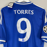 2013/14 CHELSEA TORRES #9 *BNWT* C/L HOME SHIRT (L) ADIDAS