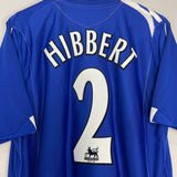 2007/08 EVERTON HIBBERT #2 HOME SHIRT (L) UMBRO