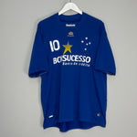 2009/10 CRUZEIRO #10 HOME SHIRT (XL) REEBOK