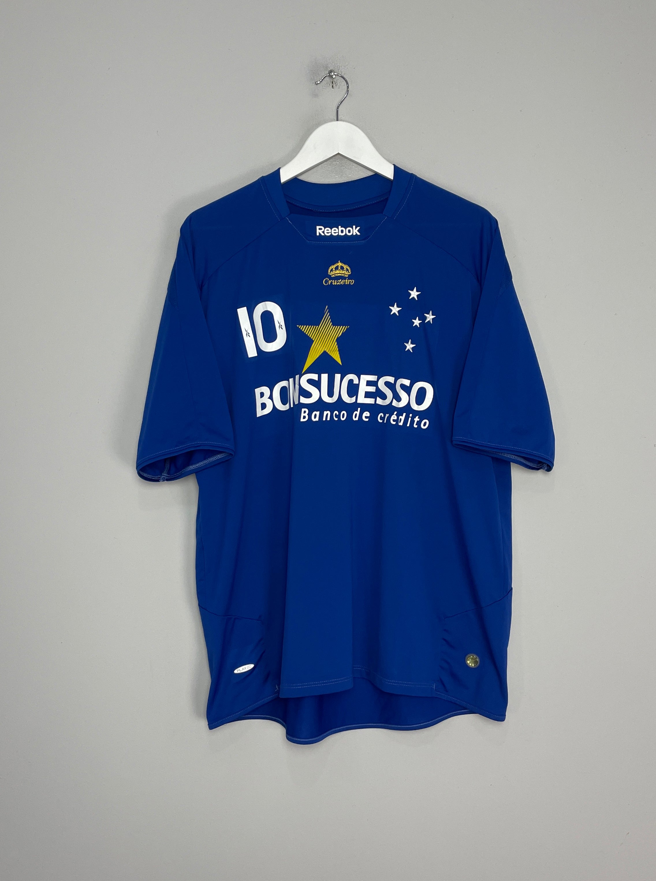 2009/10 CRUZEIRO #10 HOME SHIRT (XL) REEBOK