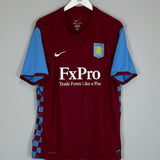 2010/11 ASTON VILLA HESKEY #18 HOME SHIRT (XL) NIKE