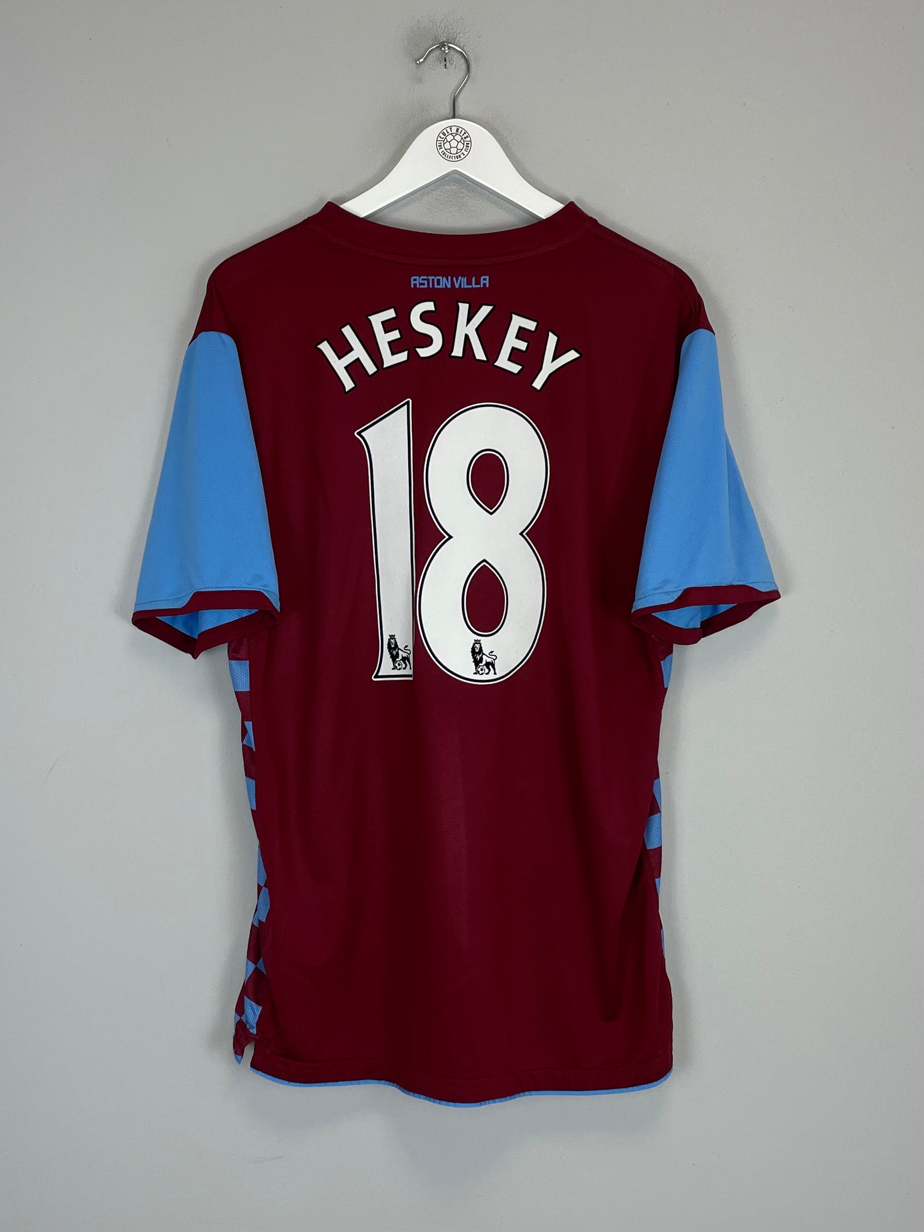 2010/11 ASTON VILLA HESKEY #18 HOME SHIRT (XL) NIKE