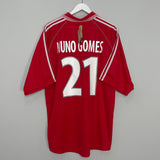 1999/00 BENFICA NUNO GOMES #21 *BNWT* HOME SHIRT (XL) ADIDAS