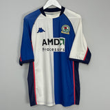 2002/03 BLACKBURN ROVERS TUGAY #3 HOME SHIRT (L) KAPPA