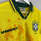 1994/97 BRAZIL HOME SHIRT (S) UMBRO