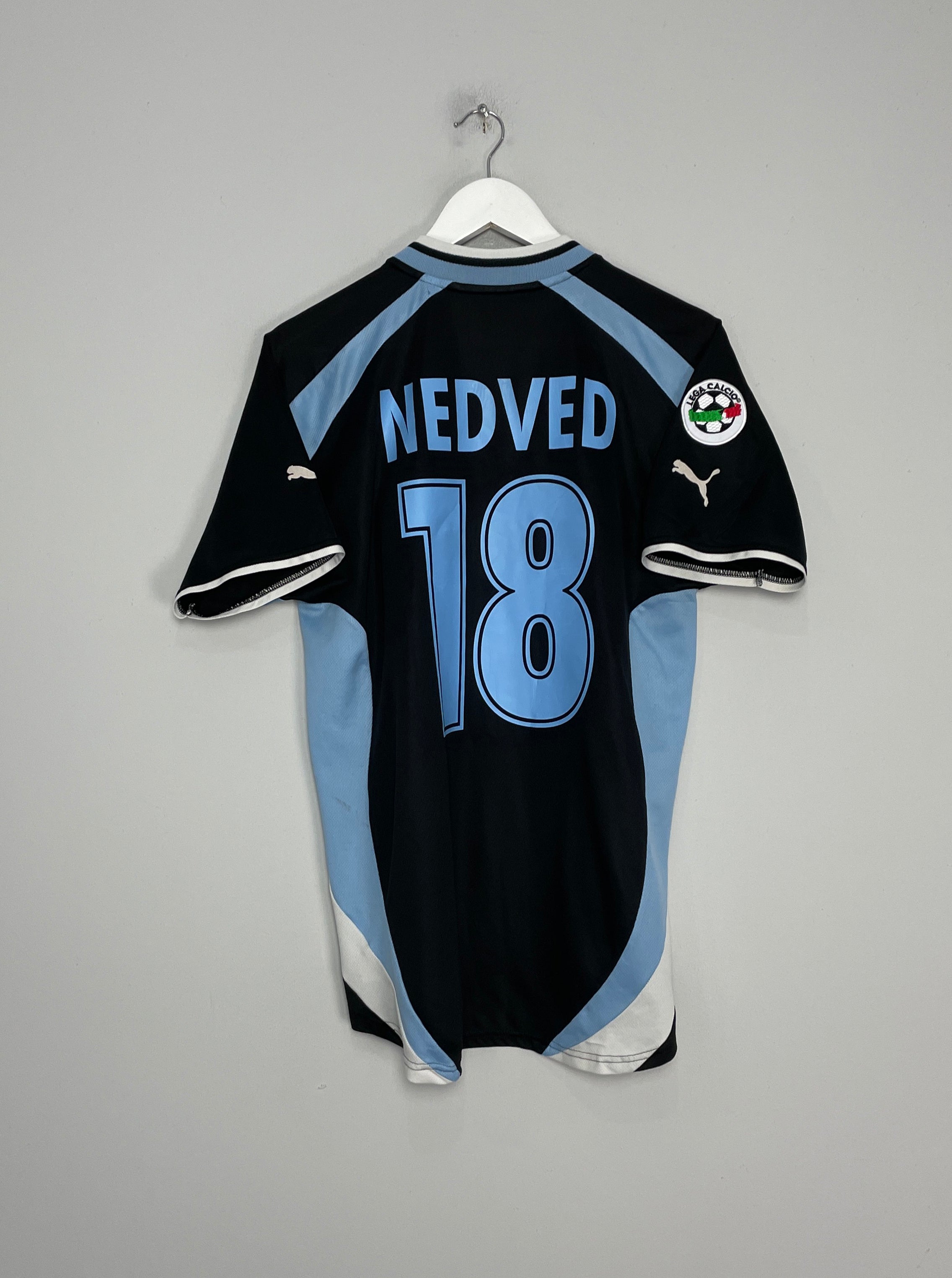 2000/01 LAZIO NEDVED #18 AWAY SHIRT (M) PUMA