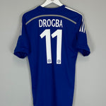 2014/15 CHELSEA DROGBA #11 HOME SHIRT (M) ADIDAS