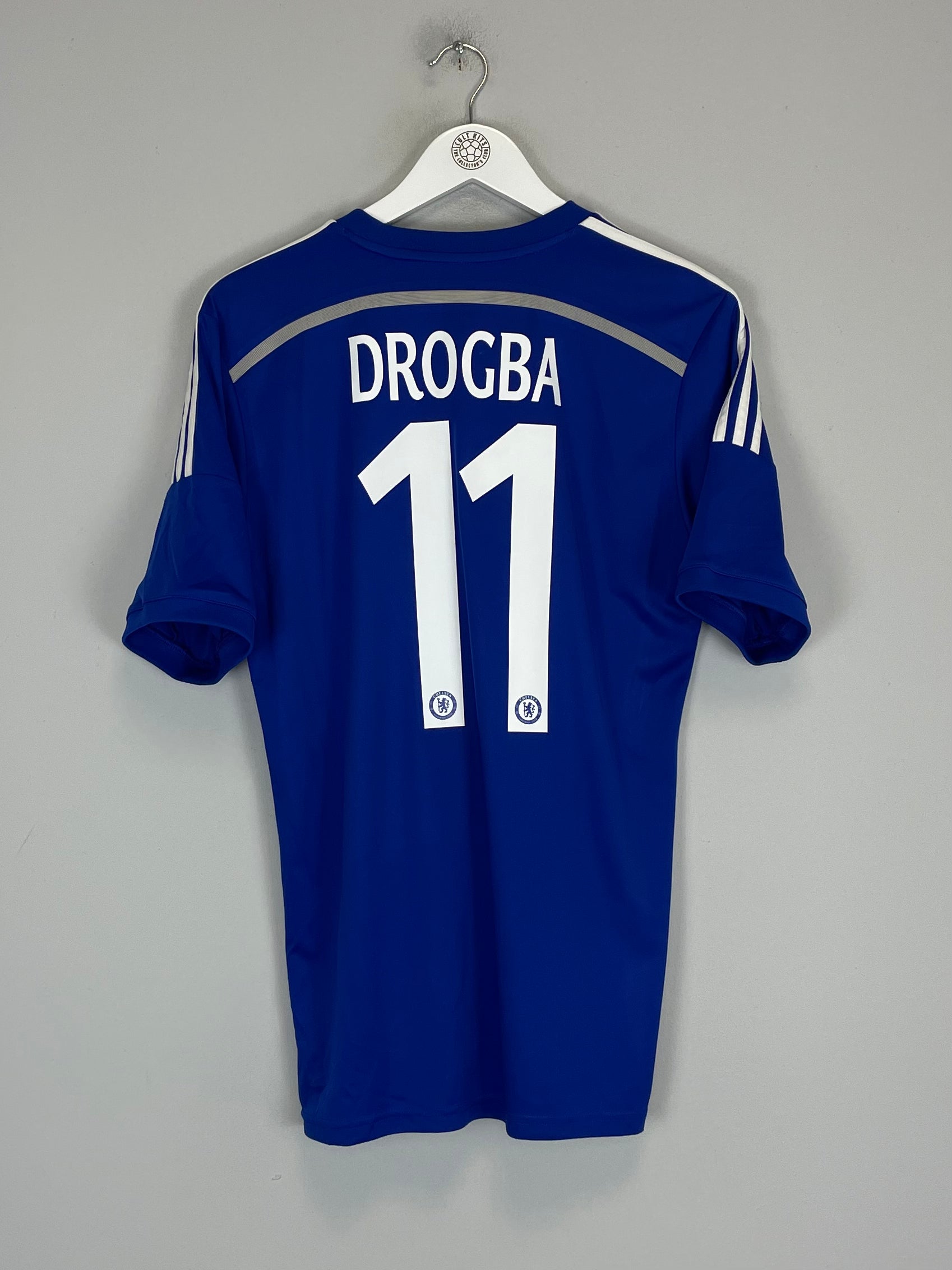 2014/15 CHELSEA DROGBA #11 HOME SHIRT (M) ADIDAS