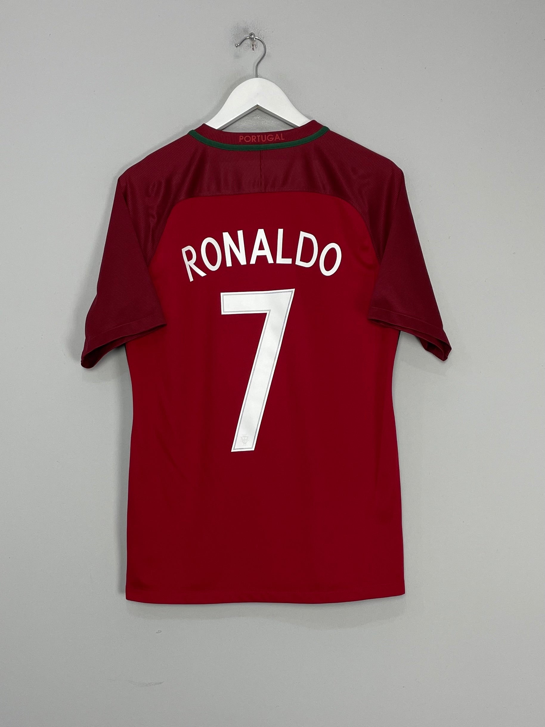 2016/17 PORTUGAL RONALDO #7 HOME SHIRT (M) NIKE