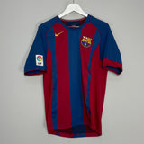 2004/05 BARCELONA MESSI #30 HOME SHIRT (M) NIKE