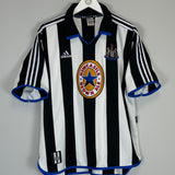 1999/00 NEWCASTLE SOLANO #15 HOME SHIRT (L) ADIDAS