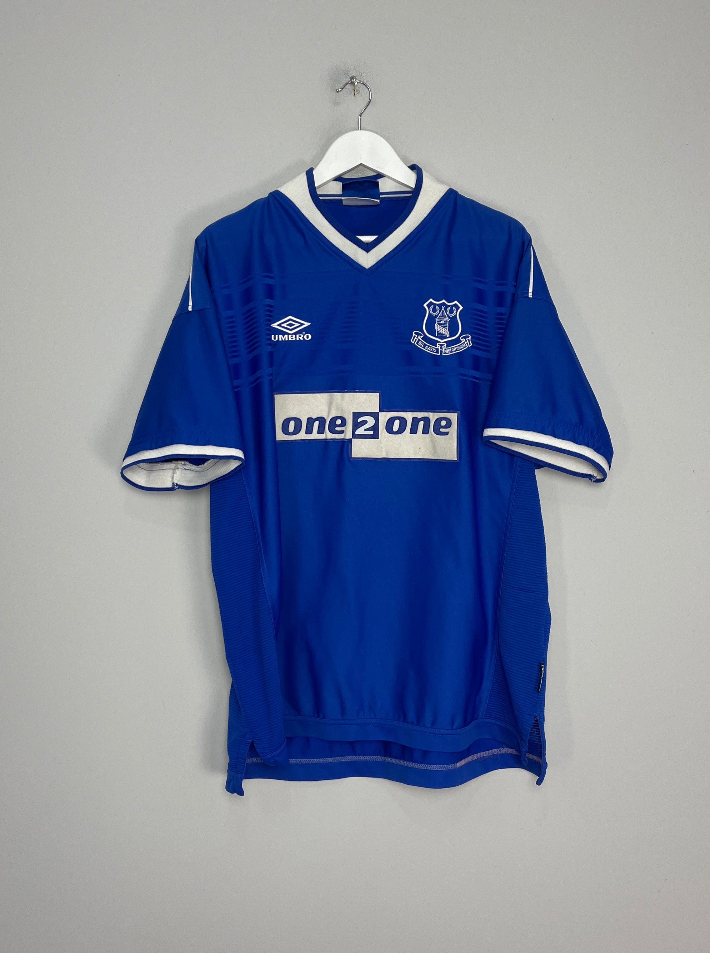 1999/00 EVERTON HOME SHIRT (XXL) UMBRO