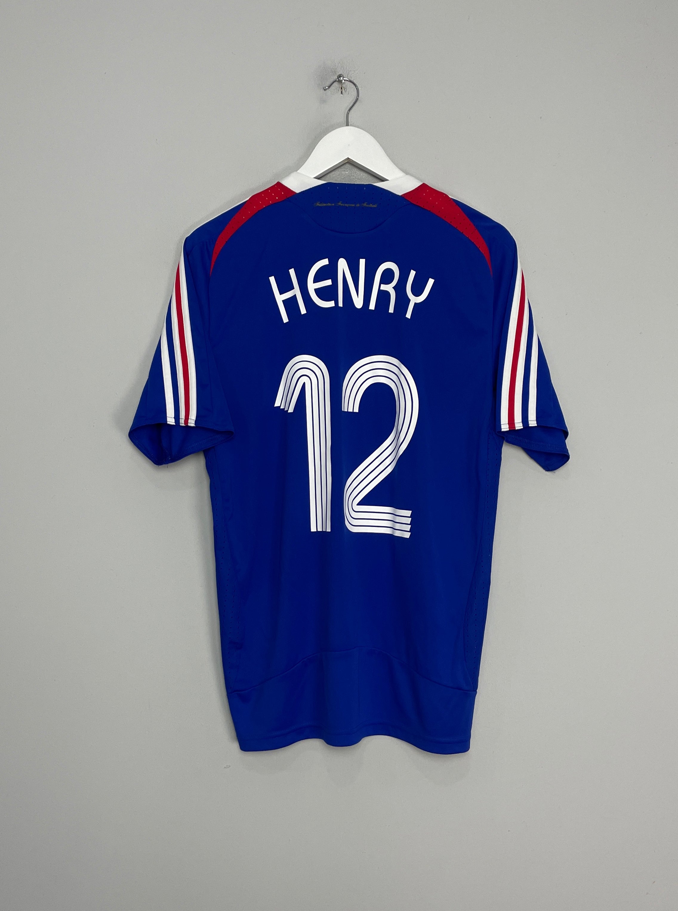 2007/08 FRANCE HENRY #12 HOME SHIRT (M) ADIDAS