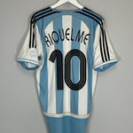 2006/07 ARGENTINA RIQUELME #10 HOME SHIRT (M) ADIDAS