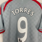 2008/09 LIVERPOOL TORRES #9 *BNWT* AWAY SHIRT (M) ADIDAS