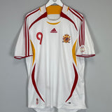 2006/08 SPAIN F.TORRES #9 AWAY SHIRT (L) ADIDAS