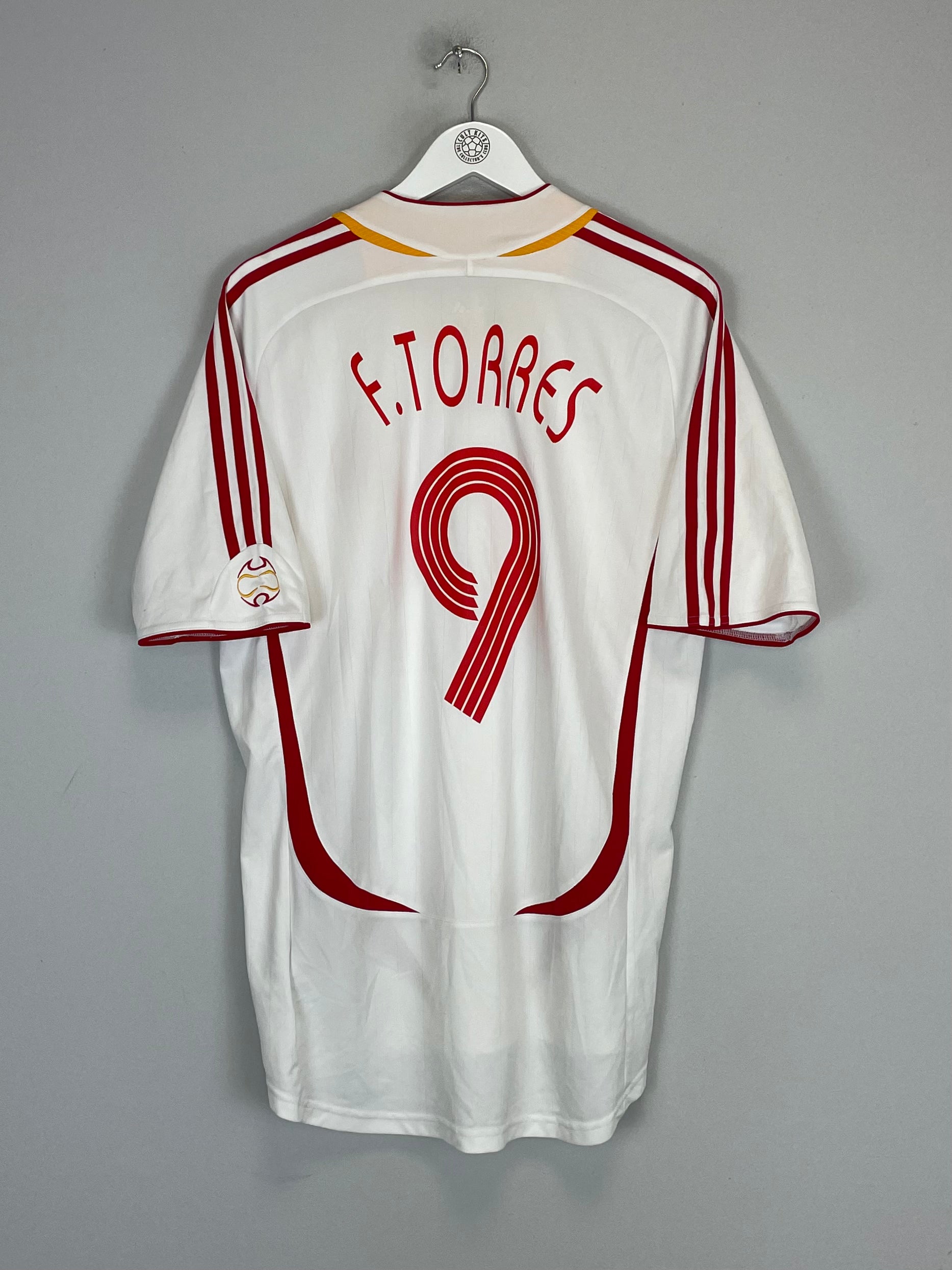 2006/08 SPAIN F.TORRES #9 AWAY SHIRT (L) ADIDAS