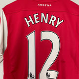 2011/12 ARSENAL HENRY #12 HOME SHIRT (M) NIKE