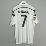 2014/15 REAL MADRID RONALDO #7 HOME SHIRT (XL) ADIDAS