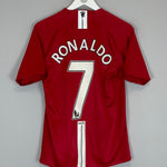 2007/08 MANCHESTER UNITED RONALDO #7 HOME SHIRT (S) NIKE