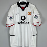 2002/03 MANCHESTER UNITED FERDINAND #6 AWAY SHIRT (XL) NIKE