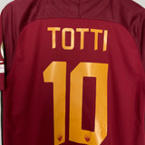 2016/17 ROMA TOTTI #10 TRIBUTE HOME SHIRT (M) NIKE