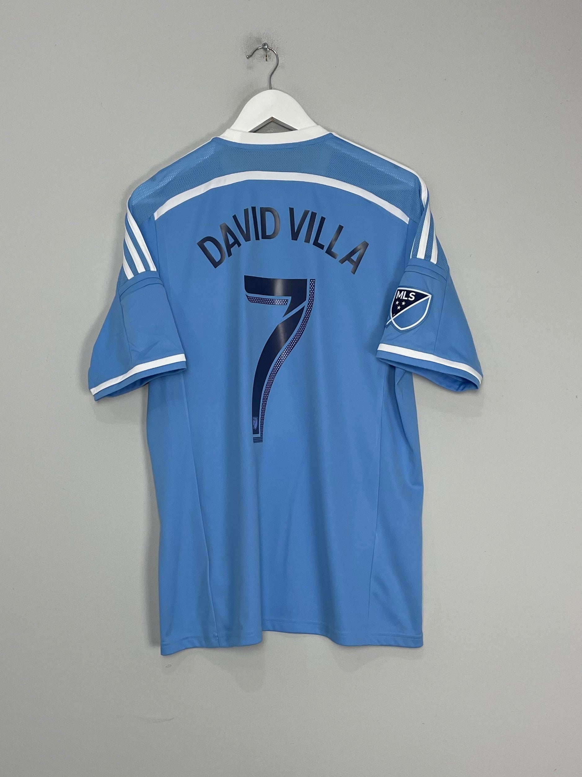 2015/16 NEW YORK CITY DAVID VILLA #7 HOME SHIRT (L) ADIDAS