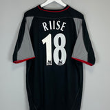 2002/04 LIVERPOOL RIISE #18 AWAY SHIRT (XL) REEBOK