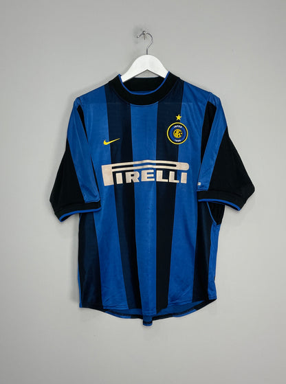 2001/02 INTER MILAN RONALDO #9 HOME SHIRT (M) NIKE