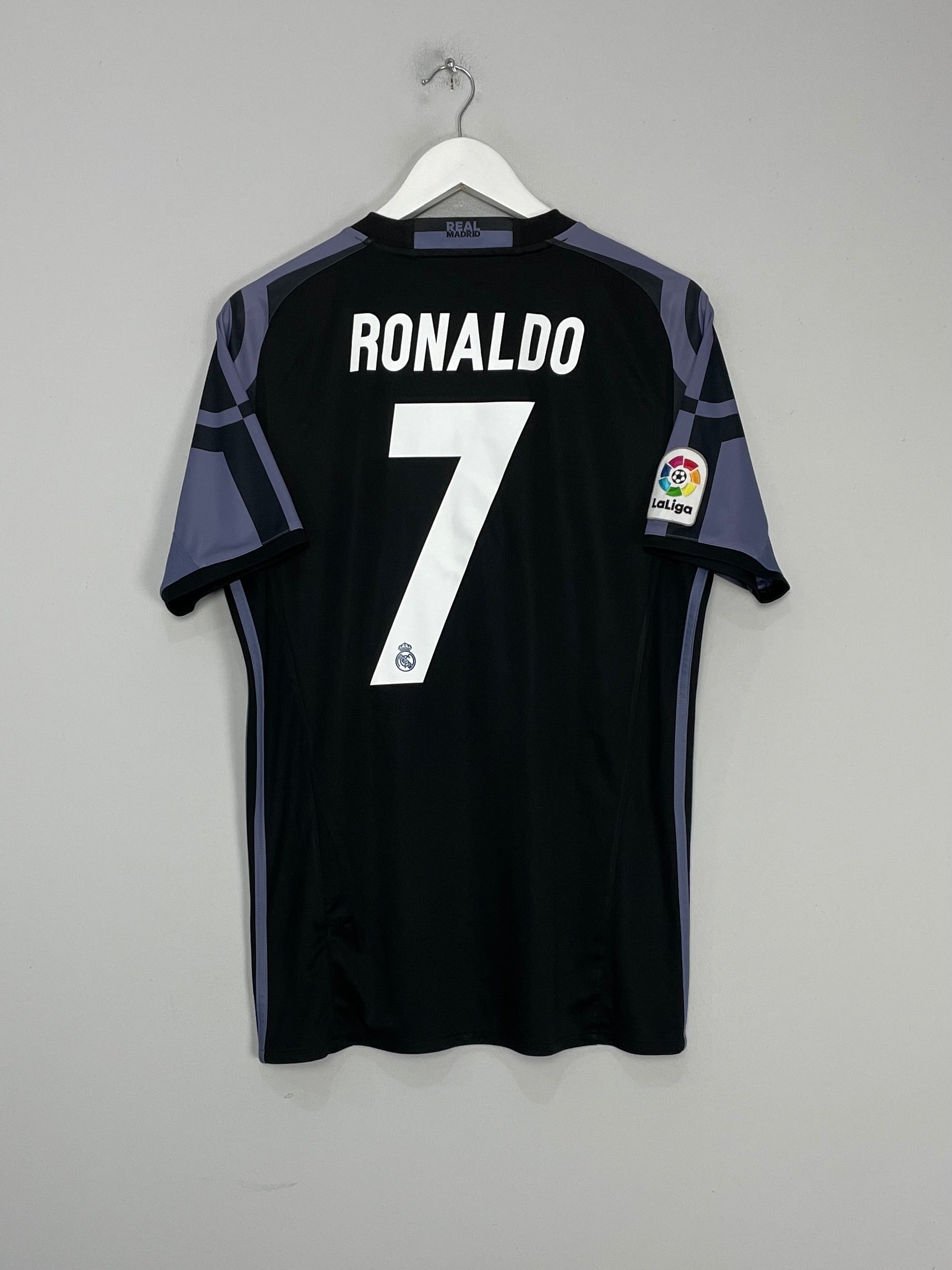 2016/17 REAL MADRID RONALDO #7 THIRD SHIRT (M) ADIDAS