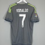 2014/15 REAL MADRID RONALDO #7 AWAY SHIRT (M) ADIDAS