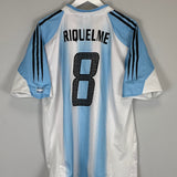 2004/05 ARGENTINA RIQUELME #8 HOME SHIRT (XL) ADIDAS