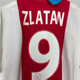 2001/02 AJAX ZLATAN #9 *BNWT* HOME SHIRT (L) ADIDAS