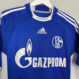 2008/10 SCHALKE RAKITIC #10 HOME SHIRT (M) ADIDAS